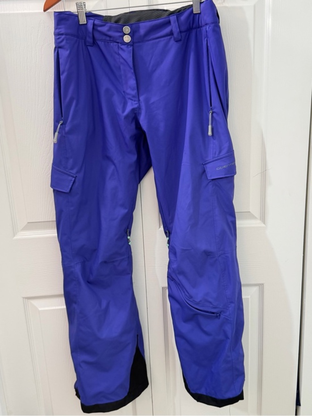 Obermeyer Andorra Womens Size 10 Insulated Ski Snow Pants RECCO Purple